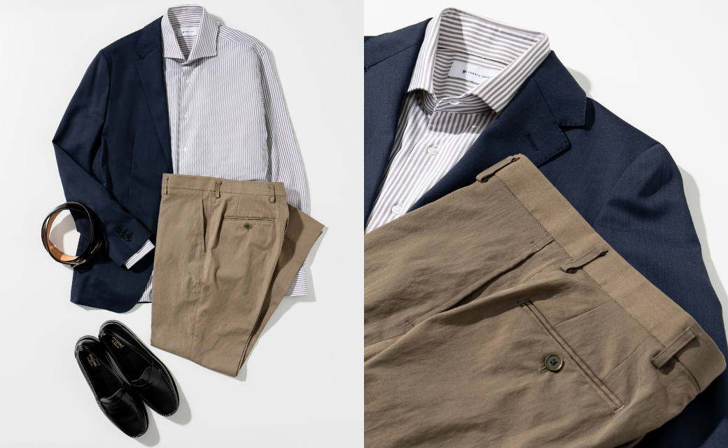 COOLMAX CHINO ベージュツイルチノ | FABRIC TOKYO